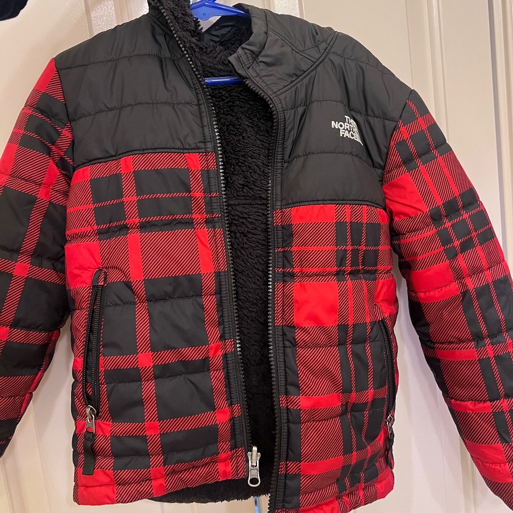 Boys reversible north face jacket